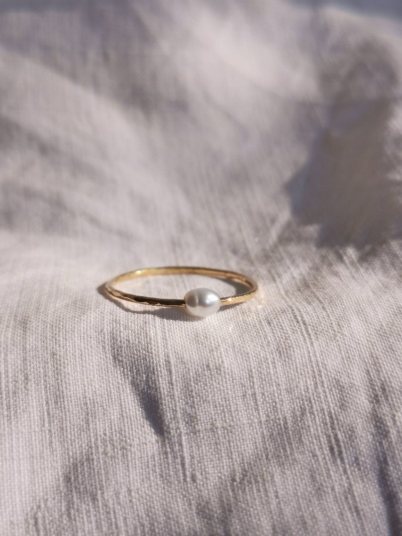 Bague Perle Laure Une Bague Simple Belle et Originale PROMIS E S